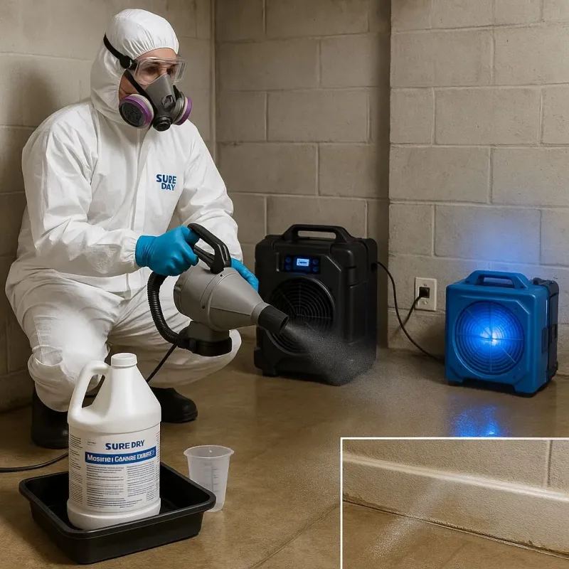 Sanitization and Odor Removal process in Doral, FL